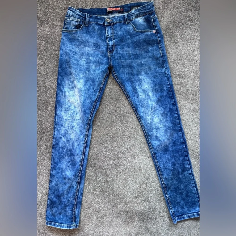Redemption Men's Blue Denim Jeans